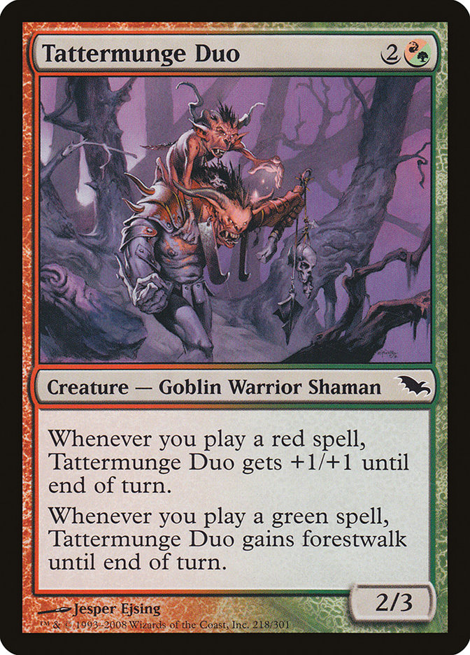 Tattermunge Duo 218/301 (Shadowmoor)  | Good Games Cannington