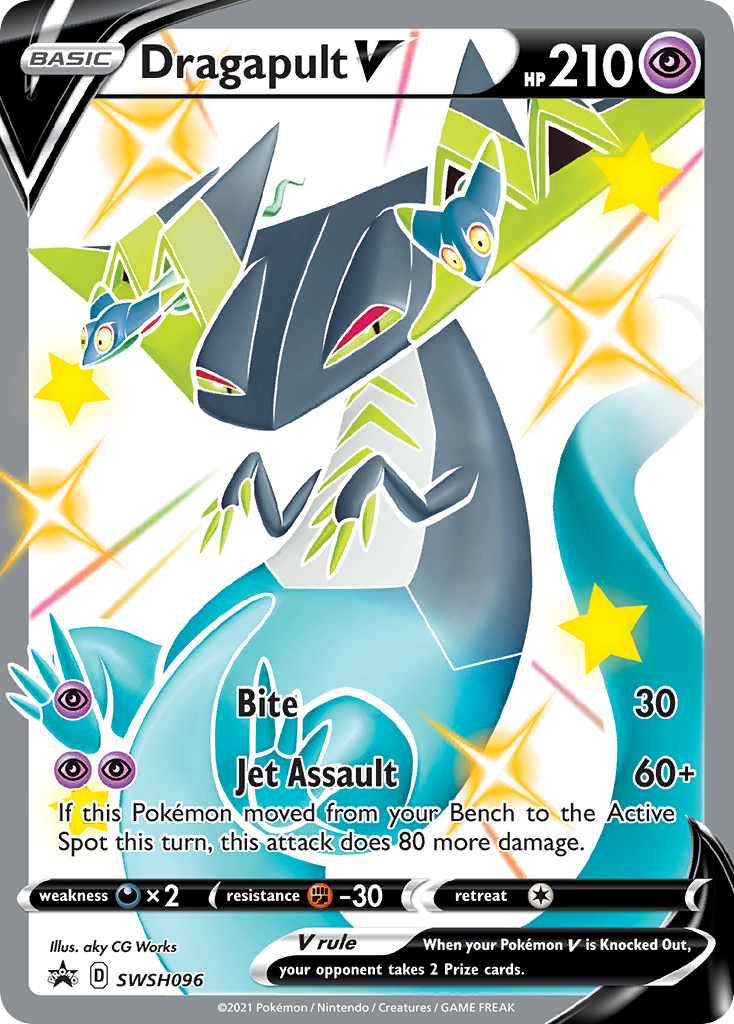 Dragapult V (SWSH096) [Sword & Shield: Black Star Promos] | Good Games Cannington