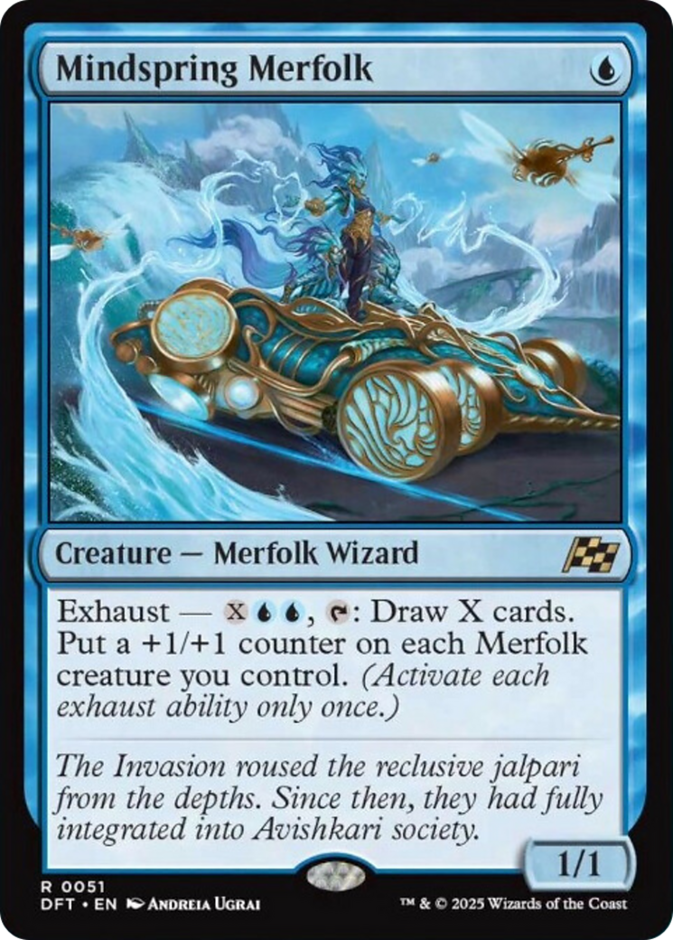 Mindspring Merfolk [Aetherdrift] | Good Games Cannington