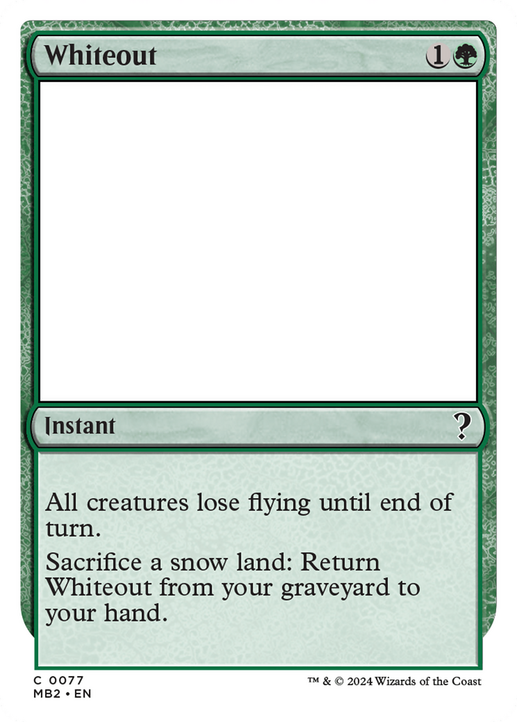 Whiteout [Mystery Booster 2] | Good Games Cannington