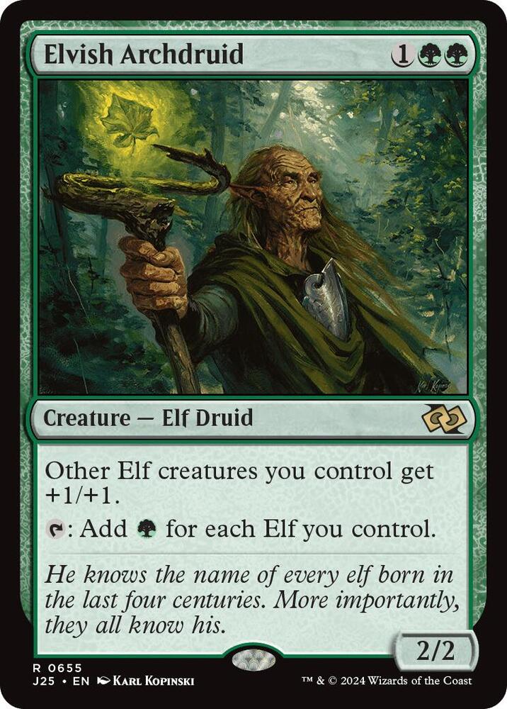 Elvish Archdruid 655/779 (Foundations Jumpstart)  | Good Games Cannington