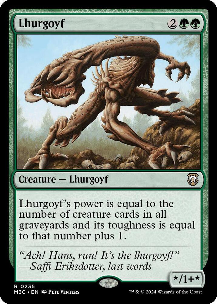 Lhurgoyf 235/411 (Commander: Modern Horizons 3)  - Ripple Foil | Good Games Cannington