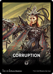 Corruption Theme Card [Phyrexia: All Will Be One Tokens] | Good Games Cannington