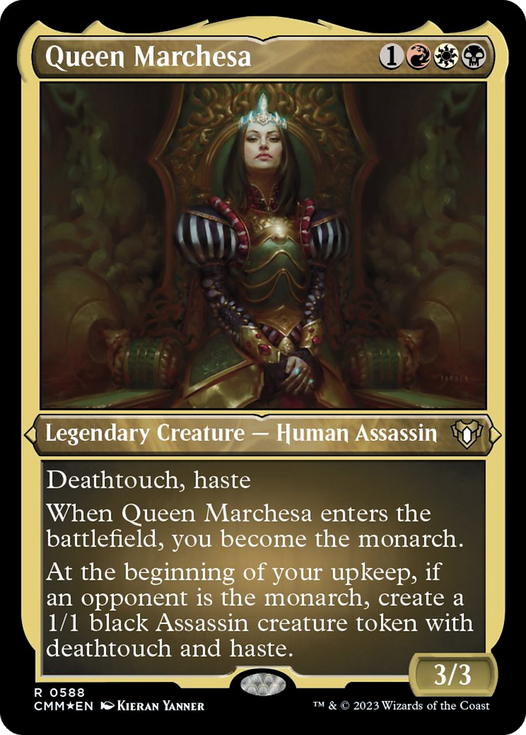 Queen Marchesa (Foil Etched) [Commander Masters] | Good Games Cannington