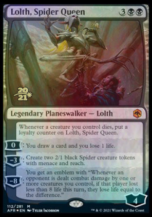 Lolth, Spider Queen [Dungeons & Dragons: Adventures in the Forgotten Realms Prerelease Promos] | Good Games Cannington