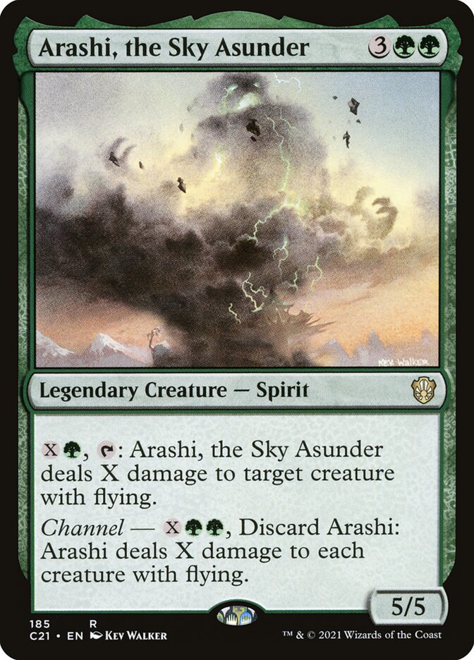 Arashi, the Sky Asunder 185 (Commander 2021)  | Good Games Cannington