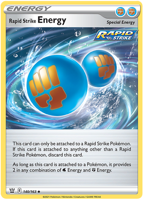 Rapid Strike Energy (140/163) [Sword & Shield: Battle Styles] | Good Games Cannington
