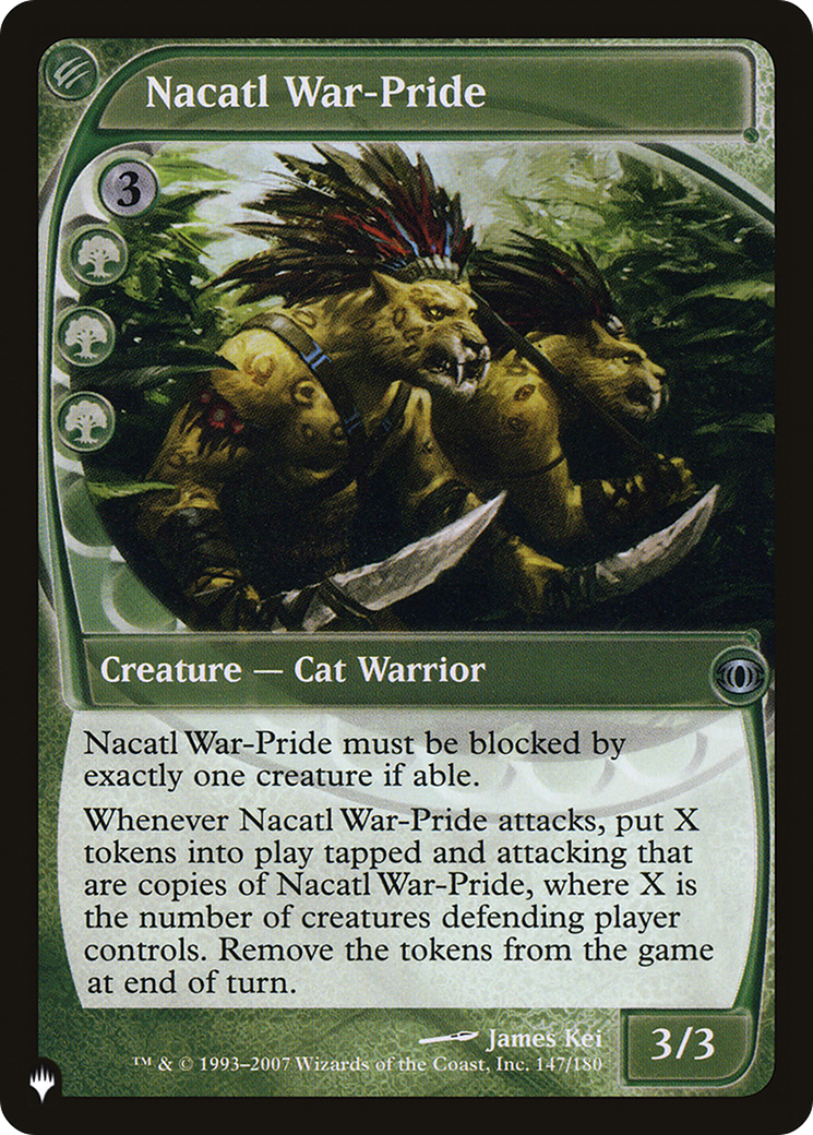 Nacatl War-Pride [The List] | Good Games Cannington
