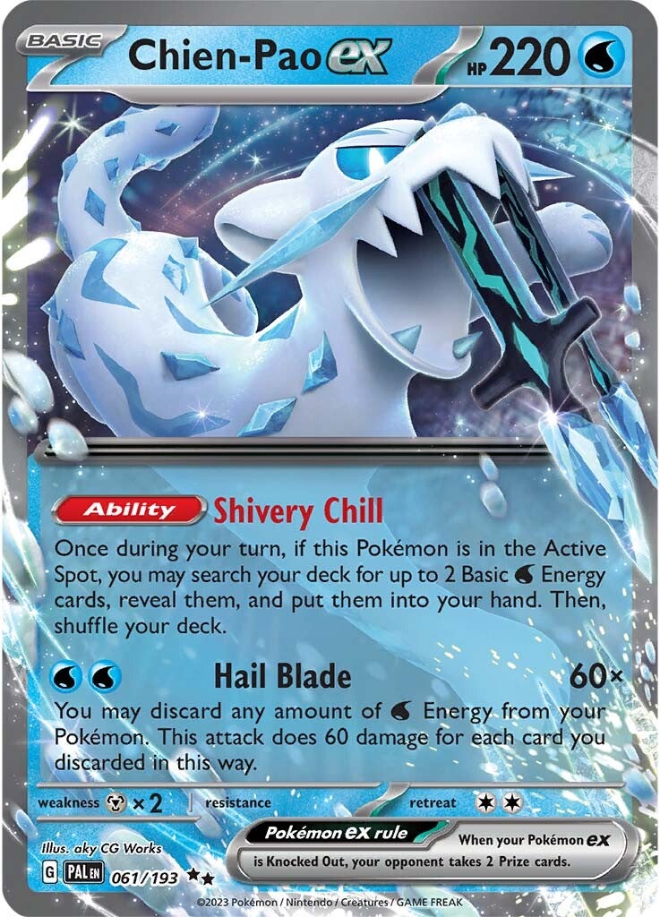 Chien-Pao ex (061/193) [Scarlet & Violet: Paldea Evolved] | Good Games Cannington