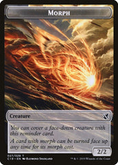 Saproling // Morph Double-Sided Token [Commander 2019 Tokens] | Good Games Cannington