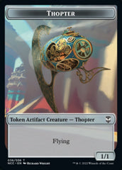 Thopter // Treasure (013) Double-Sided Token [Streets of New Capenna Commander Tokens] | Good Games Cannington