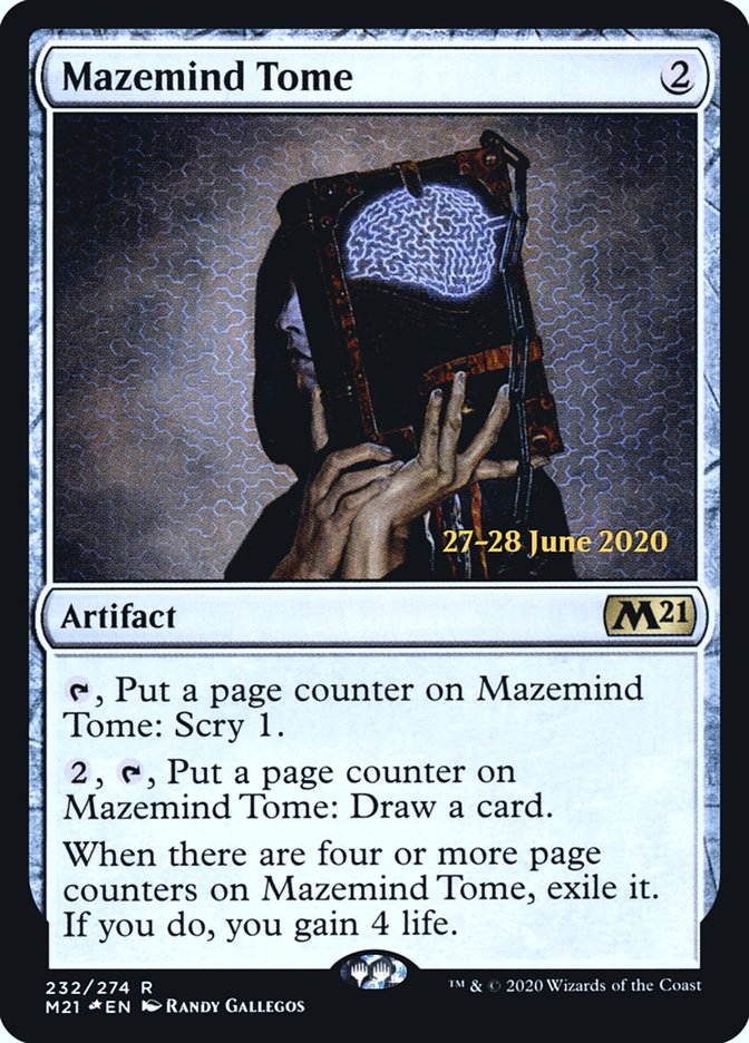 Mazemind Tome [Core Set 2021 Prerelease Promos] | Good Games Cannington