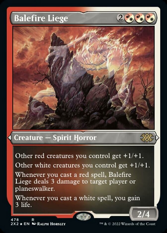 Balefire Liege (Foil Etched) [Double Masters 2022] | Good Games Cannington