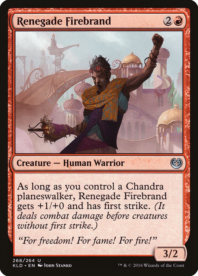 Renegade Firebrand [Kaladesh] | Good Games Cannington