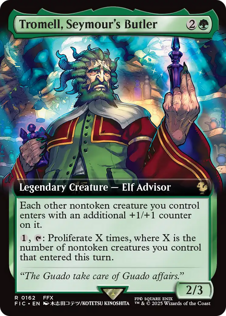 Tromell, Seymour's Butler (Extended Art) [FINAL FANTASY Commander] | Good Games Cannington