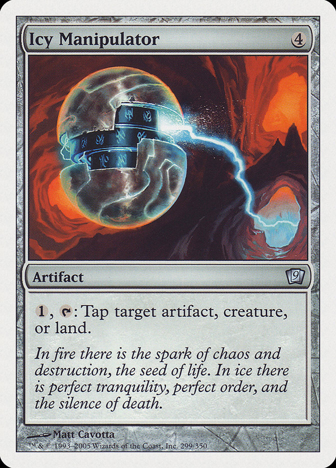 Icy Manipulator (9th Edition) [Oversize Cards] | Good Games Cannington