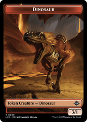 Map // Dinosaur (0009) Double-Sided Token [The Lost Caverns of Ixalan Tokens] | Good Games Cannington