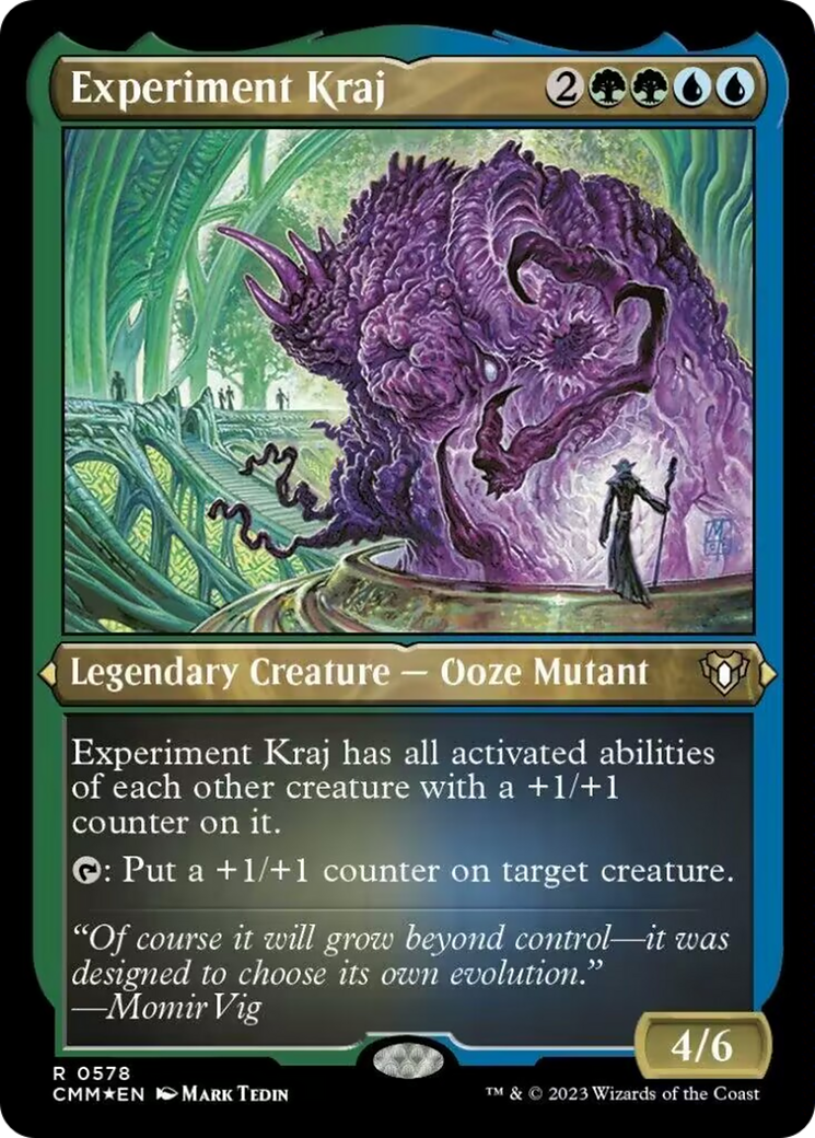 Experiment Kraj (Foil Etched) [Commander Masters] | Good Games Cannington