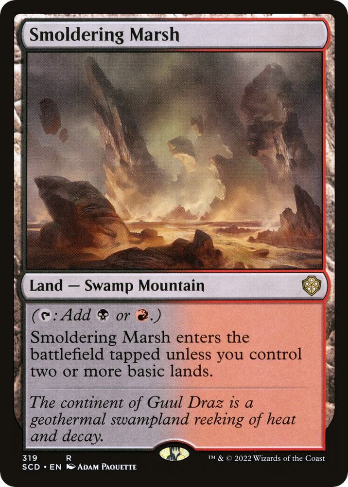 Smoldering Marsh 319/352 (Starter Commander Decks)  | Good Games Cannington