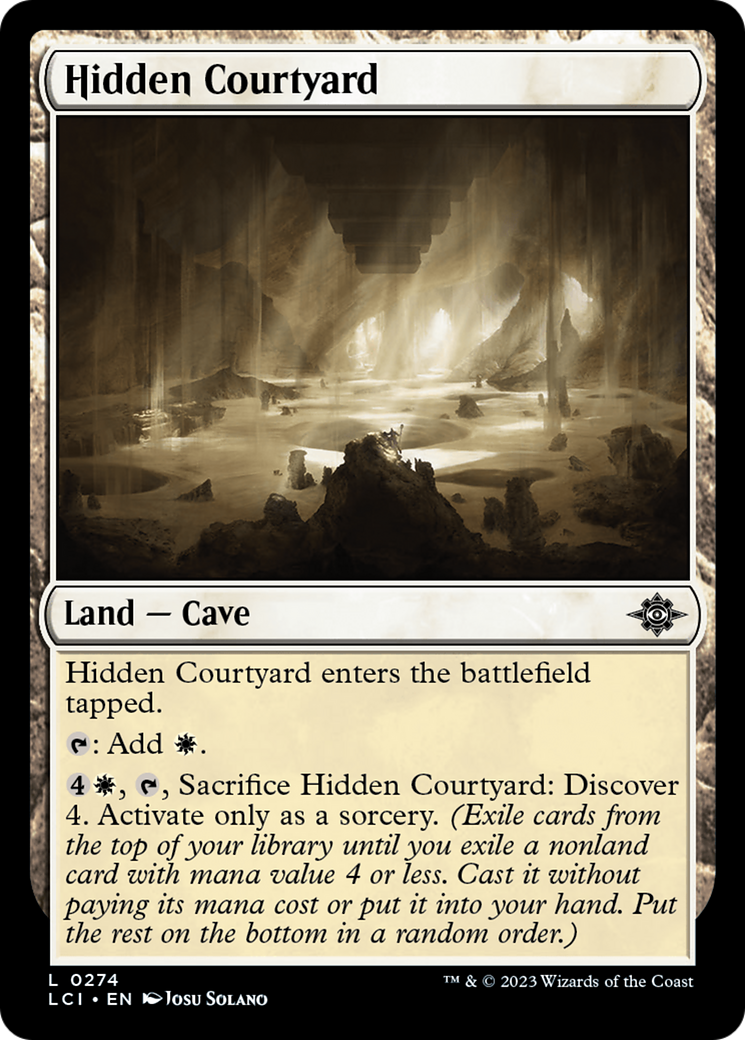 Hidden Courtyard [The Lost Caverns of Ixalan] | Good Games Cannington