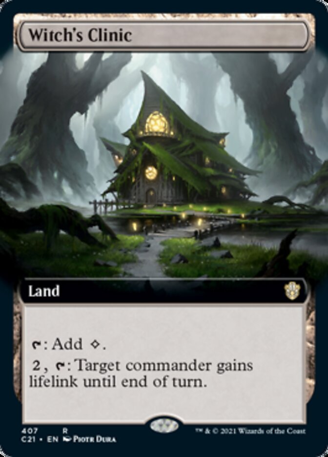 Witch's Clinic (Extended Art) [Commander 2021] | Good Games Cannington