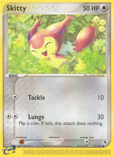 Skitty (71/109) [EX: Ruby & Sapphire] | Good Games Cannington
