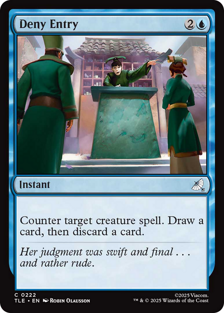 Deny Entry [Avatar: The Last Airbender: Eternal-Legal] | Good Games Cannington