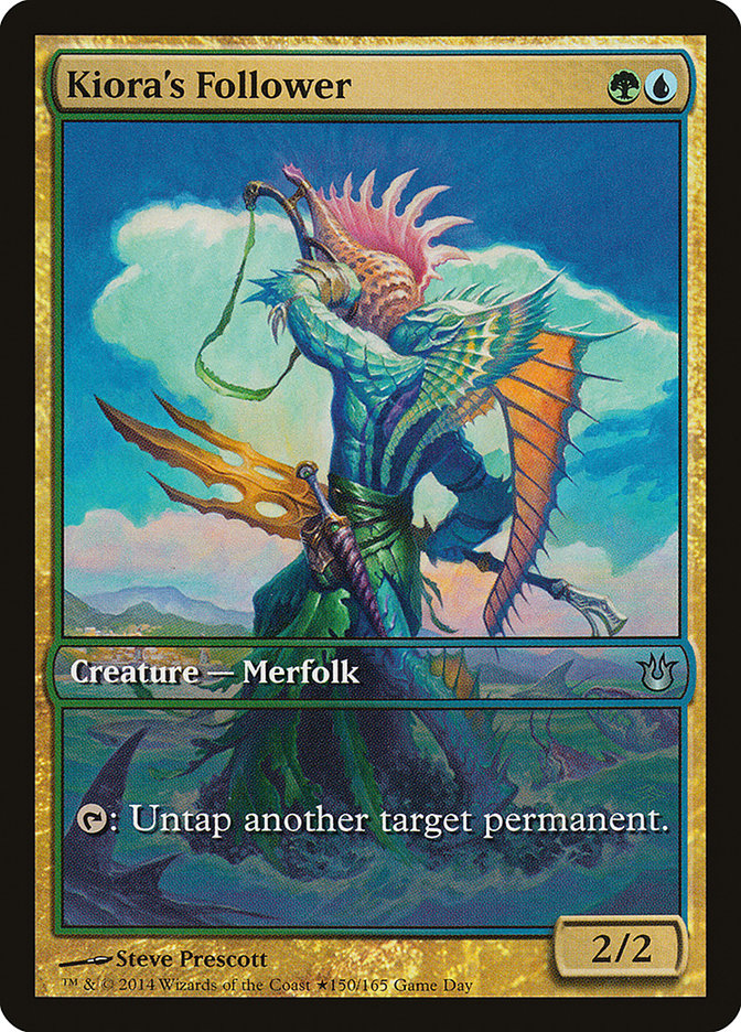Kiora's Follower (Game Day) [Born of the Gods Promos] | Good Games Cannington