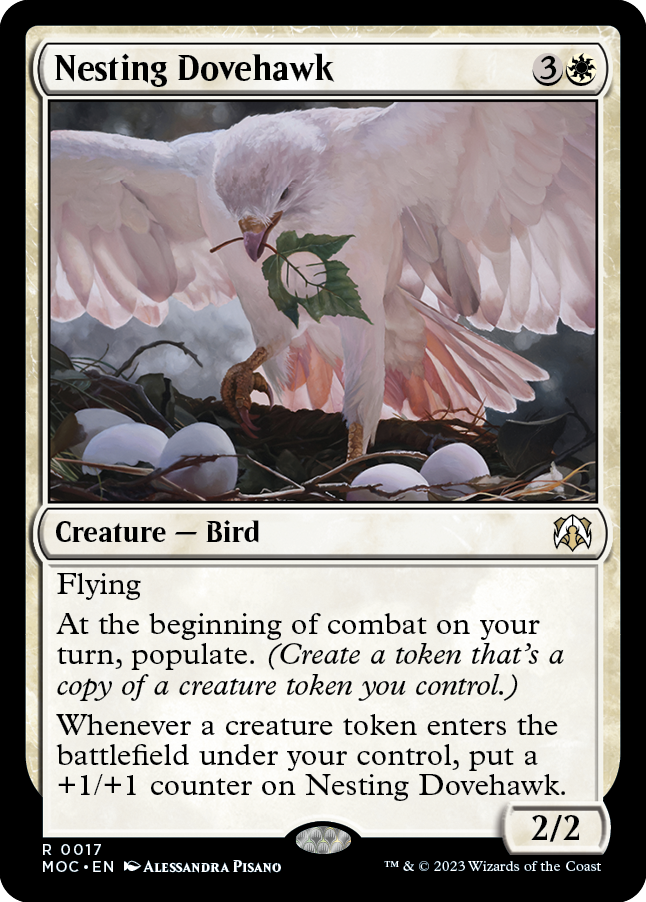 Nesting Dovehawk [March of the Machine Commander] | Good Games Cannington