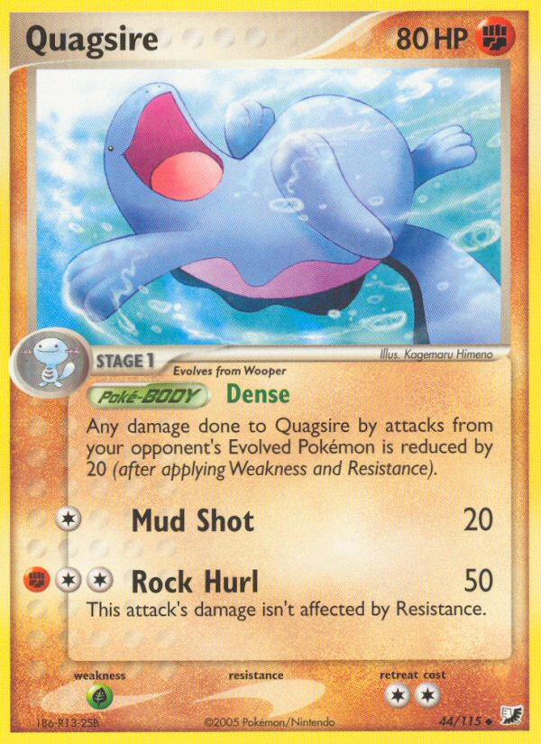 Quagsire (44/115) [EX: Unseen Forces] | Good Games Cannington