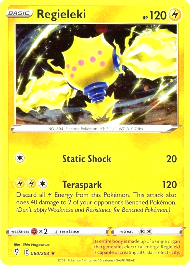 Regieleki (060/203) (Cosmos Holo) [Sword & Shield: Evolving Skies] | Good Games Cannington
