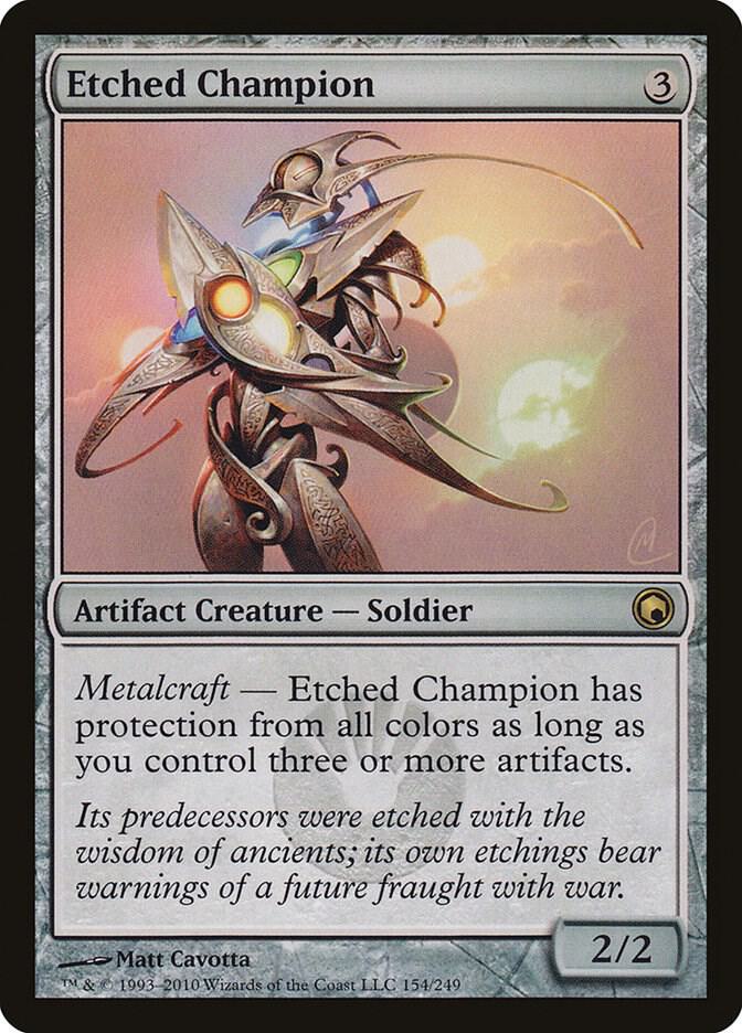 Etched Champion 154/249 (Scars of Mirrodin)  | Good Games Cannington