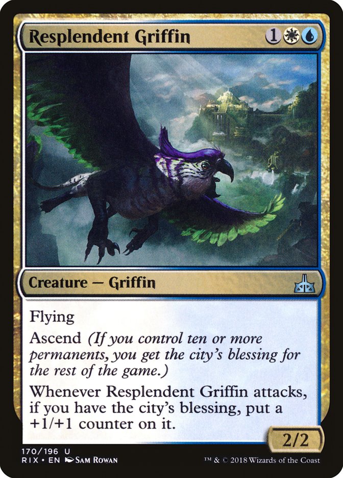 Resplendent Griffin 170/196 (Rivals of Ixalan)  | Good Games Cannington