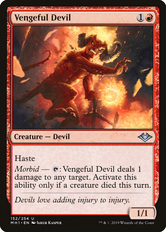 Vengeful Devil 152 (Modern Horizons)  | Good Games Cannington