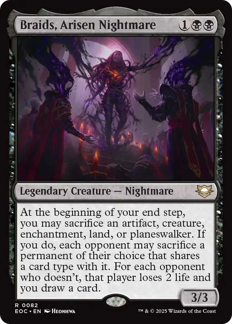 Braids, Arisen Nightmare [Edge of Eternities Commander] | Good Games Cannington