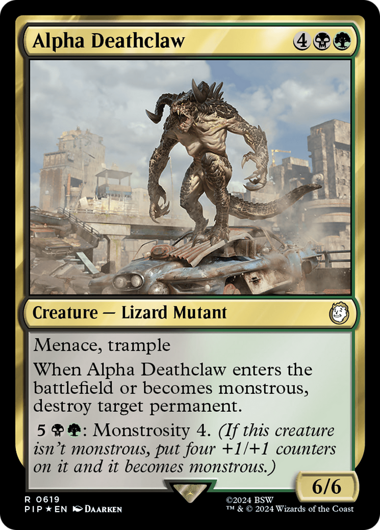 Alpha Deathclaw (Surge Foil) [Fallout] | Good Games Cannington