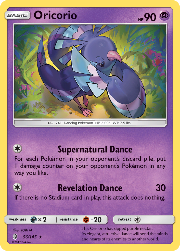 Oricorio (56/145) [Sun & Moon: Guardians Rising] | Good Games Cannington
