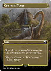Command Tower // Commander Tower (Borderless) [Jurassic World Collection] | Good Games Cannington