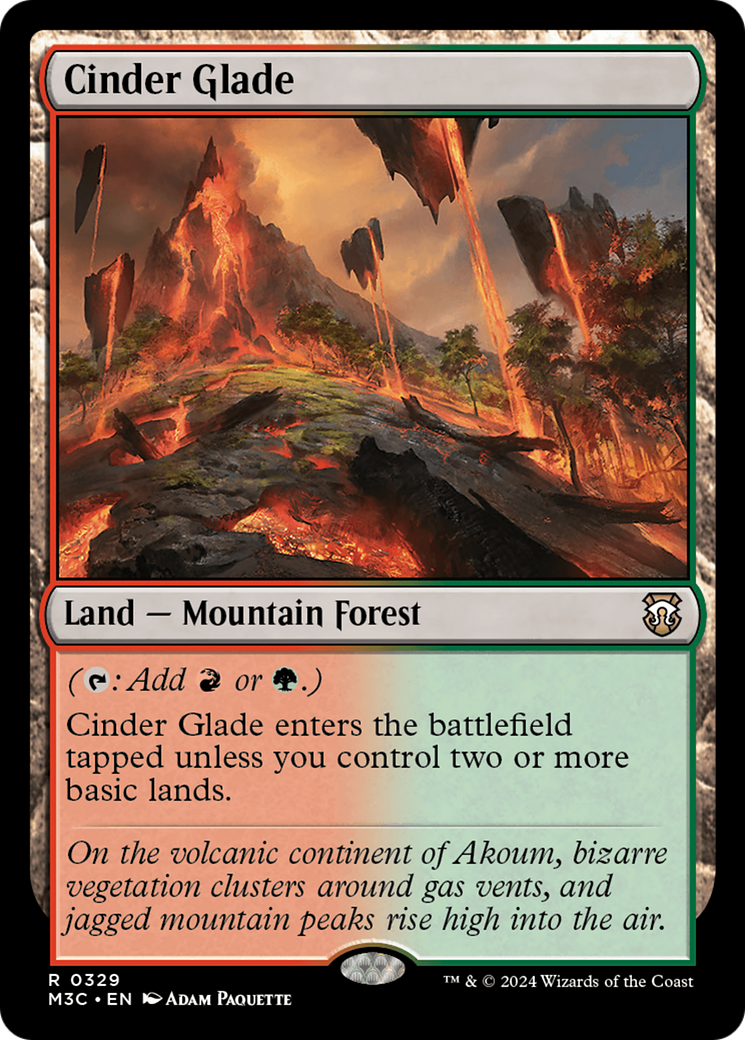 Cinder Glade [Modern Horizons 3 Commander] | Good Games Cannington
