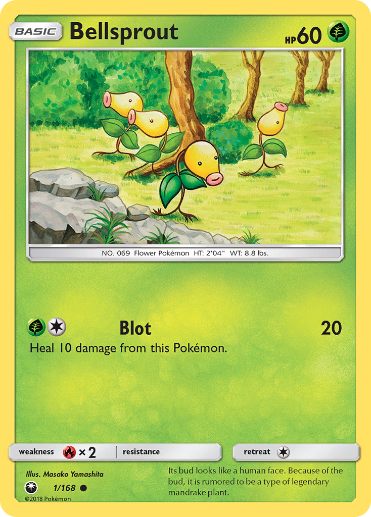 Bellsprout (1/168) [Sun & Moon: Celestial Storm] | Good Games Cannington