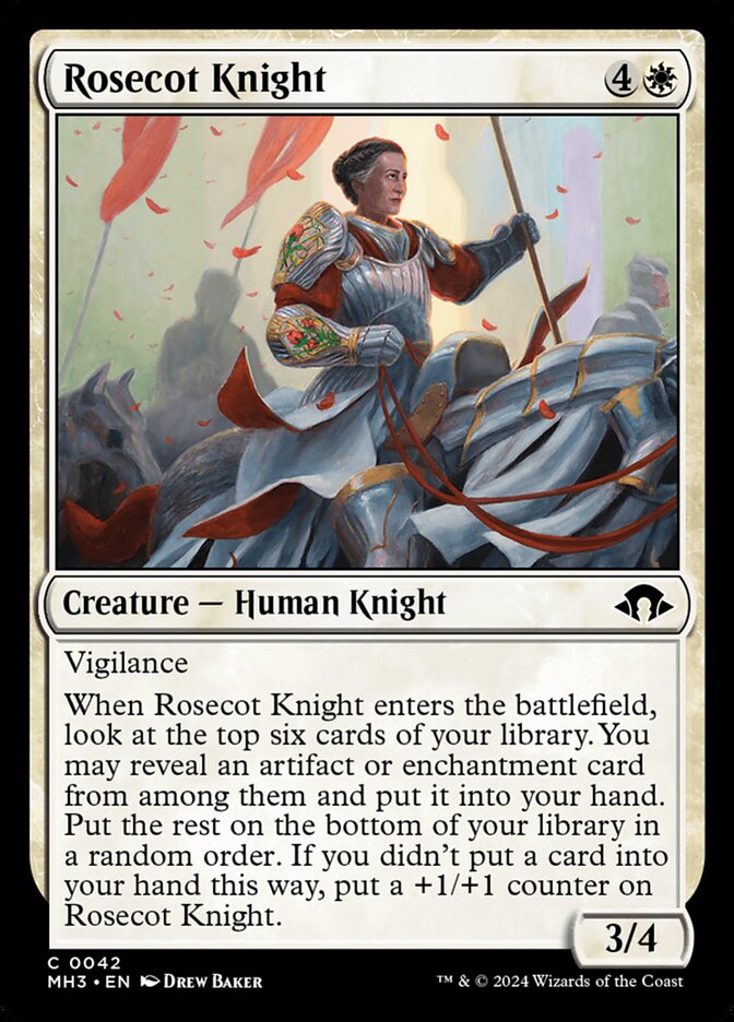 Rosecot Knight 42/319 (Modern Horizons 3)  | Good Games Cannington