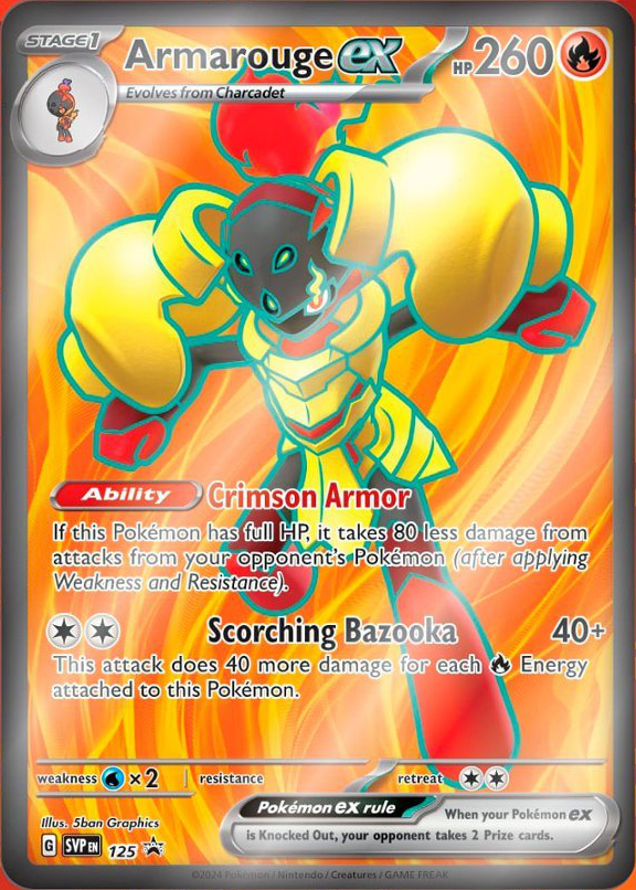 Armarouge ex (125) [Scarlet & Violet: Black Star Promos] | Good Games Cannington