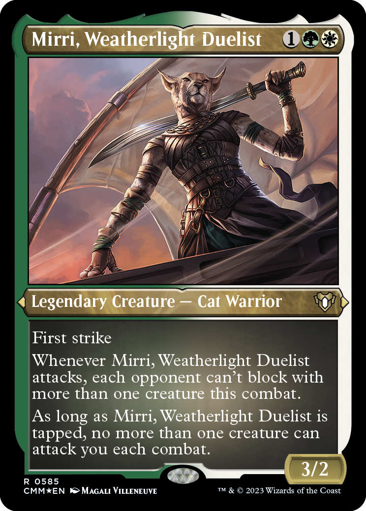 Mirri, Weatherlight Duelist (Foil Etched) [Commander Masters] | Good Games Cannington