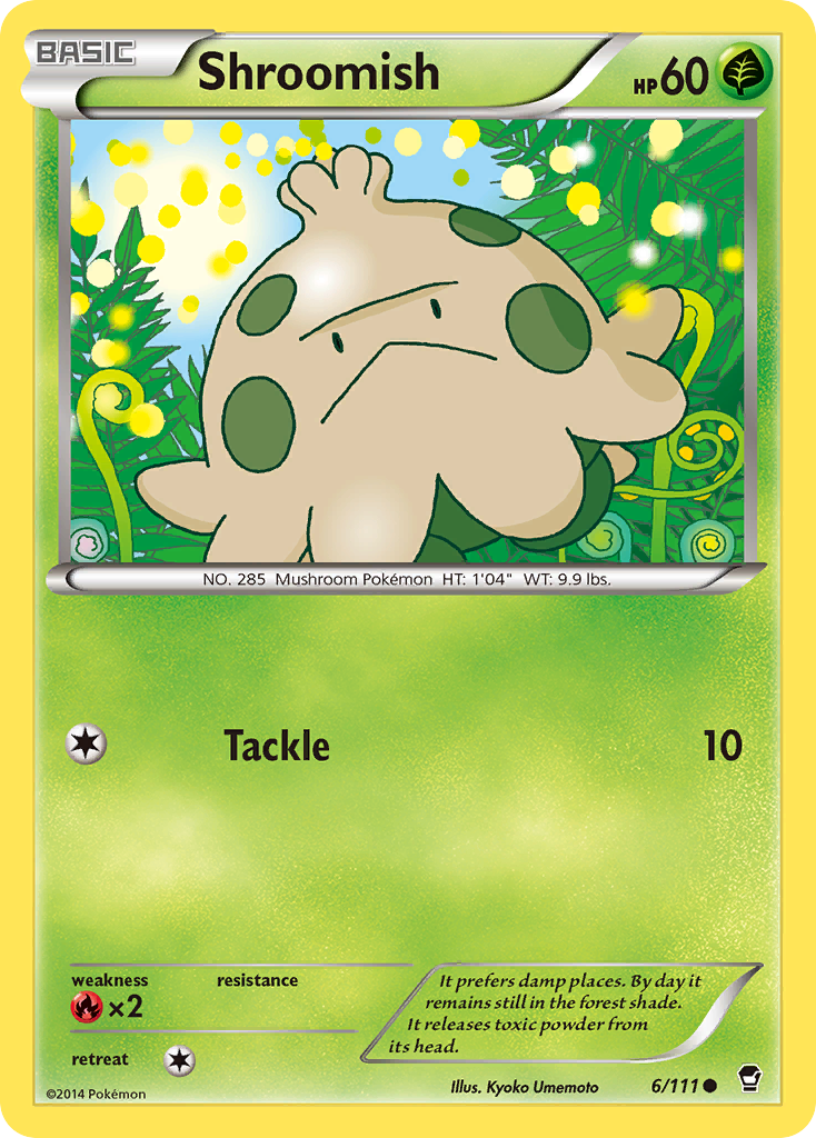 Shroomish (6/111) [XY: Furious Fists] | Good Games Cannington