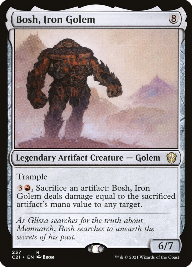 Bosh, Iron Golem 237 (Commander 2021)  | Good Games Cannington
