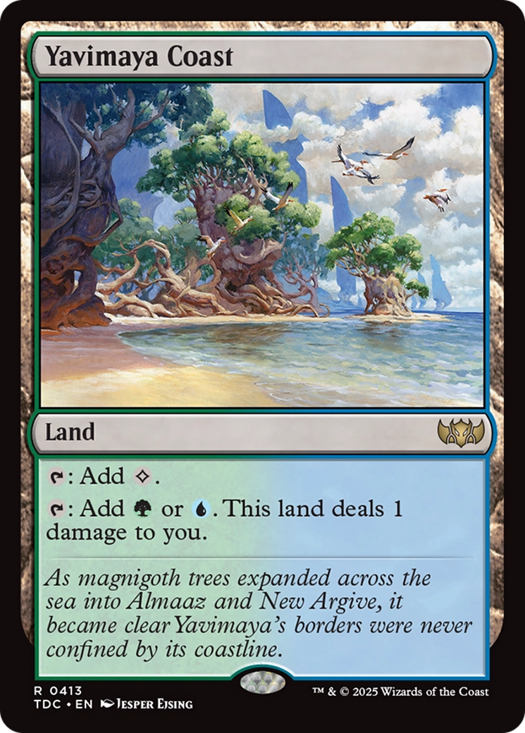 Yavimaya Coast [Tarkir: Dragonstorm Commander] | Good Games Cannington