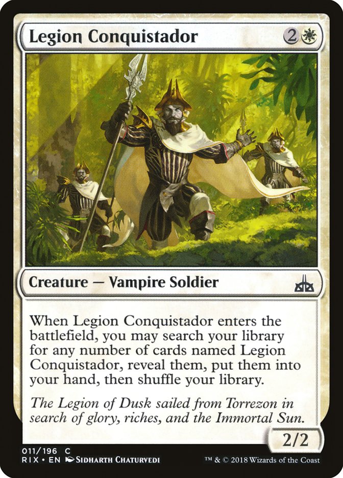 Legion Conquistador 11/196 (Rivals of Ixalan)  | Good Games Cannington