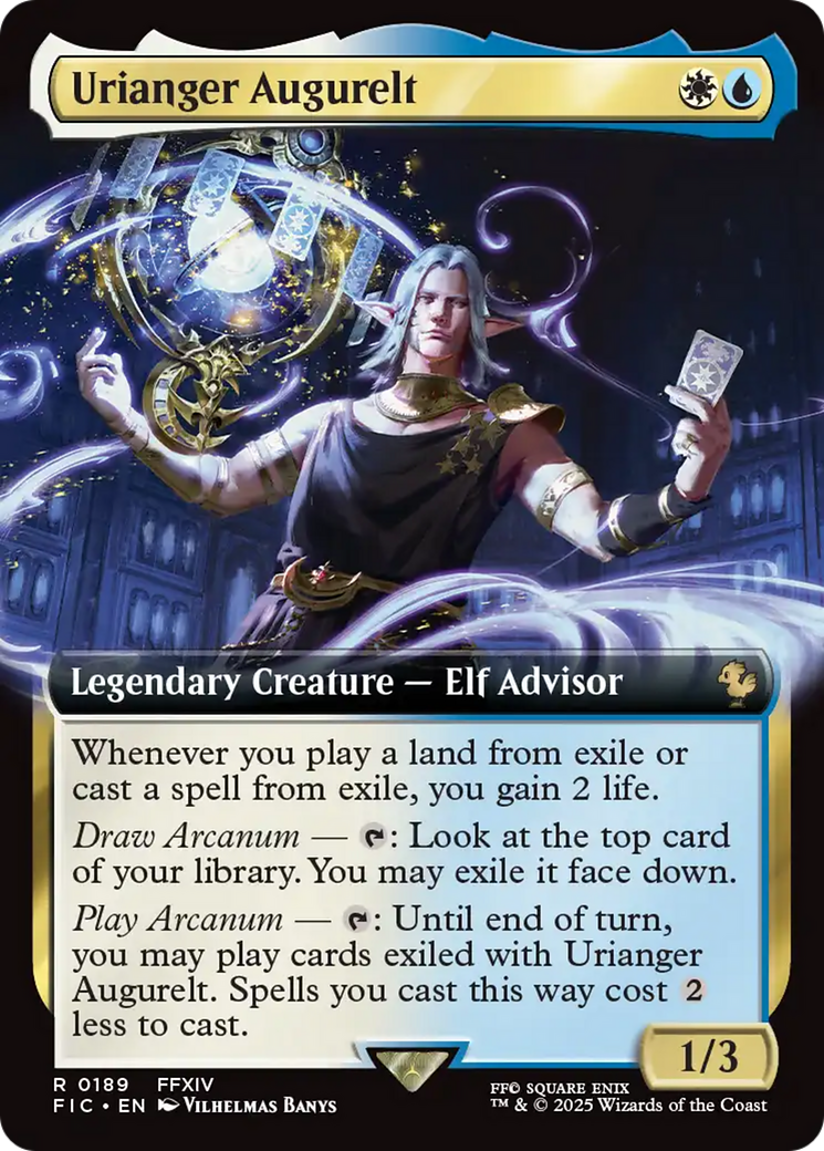Urianger Augurelt (Extended Art) [FINAL FANTASY Commander] | Good Games Cannington