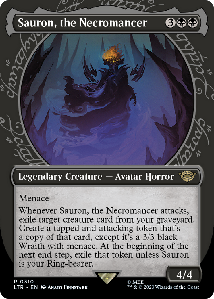 Sauron, the Necromancer (Showcase Ring Frame) [The Lord of the Rings: Tales of Middle-Earth] | Good Games Cannington