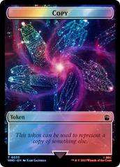 Copy // Alien Warrior Double-Sided Token (Surge Foil) [Doctor Who Tokens] | Good Games Cannington